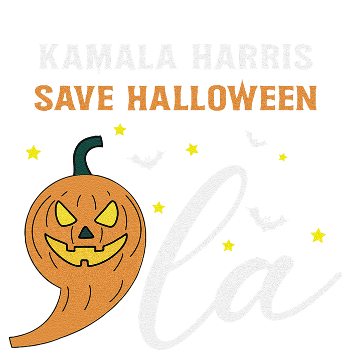 Comma + La Pumpkin Kamala Harris Save Halloween 2024 Toddler Sweatshirt