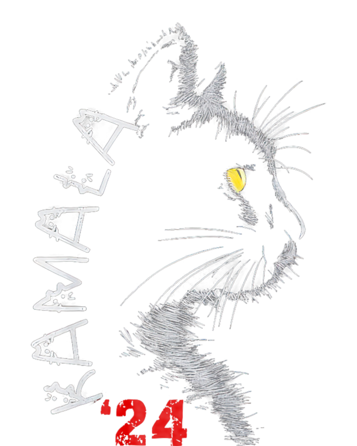 Cat Ladies For Kmala Cat 2024 President Kamalaaharris T-Shirt