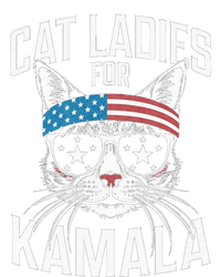 Cat Ladies For Kamala Funny Cat 2024 Women's Pullover Hoodie