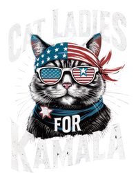 Cat Ladies For Kamala 2024 President Kamala Harris Tall Hoodie