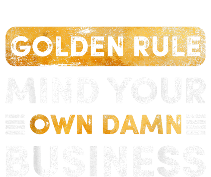 Tim Walz Golden Rule Mind Your Own Damn Business Toddler Hoodie