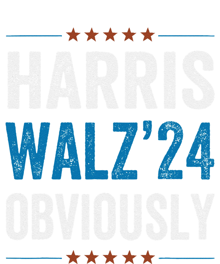 Harris Waltz Obviously 2024 Vintage Kamala Harris Tim Walz T-Shirt