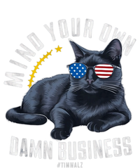 Funny Cat Design Mind Your Own Damn Business Tank Top