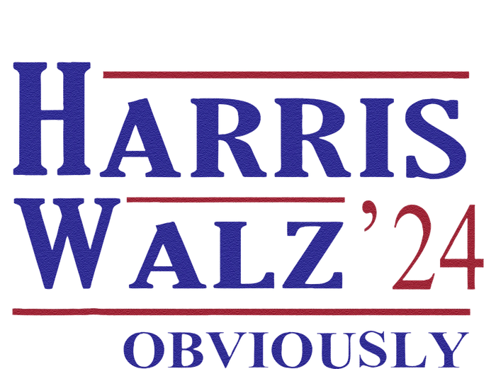 Harris Walz Obviously 2024 Harris Tim Walz Waltz 2024 T-Shirt