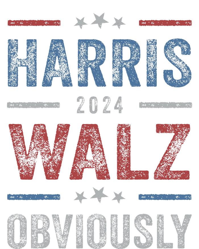 Harris Walz Obviously 2024 Harris Tim Walz Waltz 2024 T-Shirt