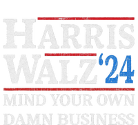 Harris Walz Waltz 2024 Mind Your Own Damn Business Tie Dye Hoodie