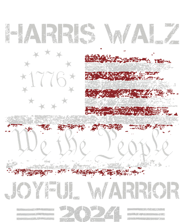 Joyful Warrior For Kamala Harris Tim Walz 2024 Kids Long Sleeve Shirt