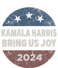 Kamala Bring Us Joy Kamala Harris 2024 Bella+Canvas Jersey Crop Tee