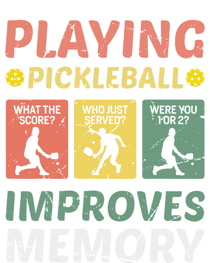 Playing Pickleball Improves Memory Pickleball Vintage Toddler Long Sleeve Shirt