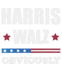 Retro Harris Walz Obviously 2024 Vintage American Flag Ladies Essential Tank