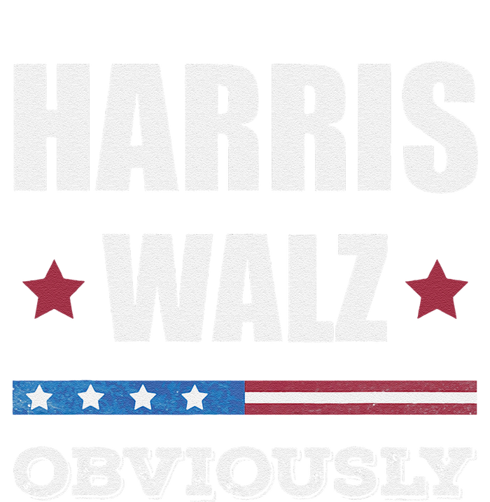 Retro Harris Walz Obviously 2024 Vintage American Flag Ladies Essential Tank