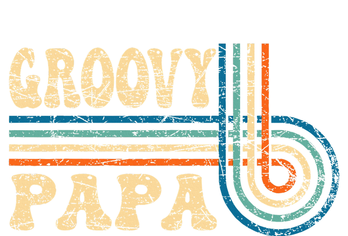 Groovy Papa 70s Aesthetic Nostalgia 1970S Retro Groovy Dad Kids Long Sleeve Shirt