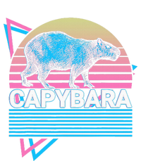 Capybara Retro Kids Long Sleeve Shirt