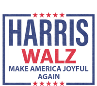 Kamala Harris Tim Walz Waltz Make America Joyful Again 2024 Performance Long Sleeve Polo