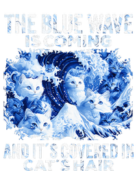 The Blue Wave Is Coming Covered In Cat Hairs Toddler Sweatshirt