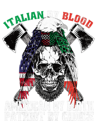 Italian By Blood American By Birth Patriot By Choice Eagle Short Acrylic Beanie