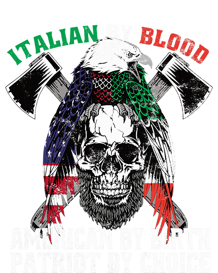 Italian By Blood American By Birth Patriot By Choice Eagle Short Acrylic Beanie