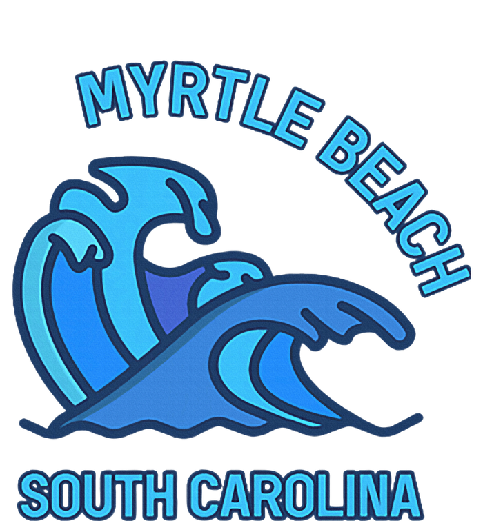 Graphic Myrtle Beach South Carolina Pocket Wave Souvenir T-Shirt