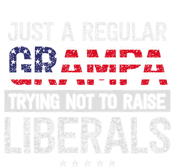 Mb Regular Grandpa Not To Raise Liberals Usa Flag Drawstring Bag