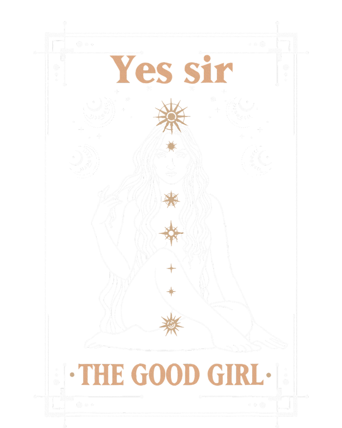 Yes Sir The Good Girl The Good Girl Tarot Card Smut Book T-Shirt