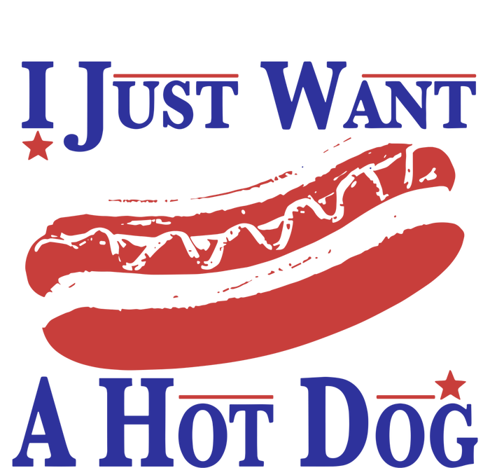 I Just Want A Hot Dog Women's V-Neck T-Shirt