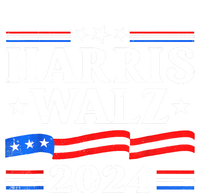 American Flag Kamala Harris Tim Waltz 2024 Gift Valucap Bio-Washed Visor