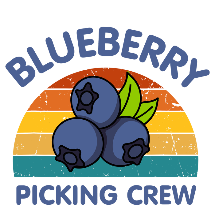 Blueberry Picking Crew Cute Family Blueberries Summer Fruit T-Shirt