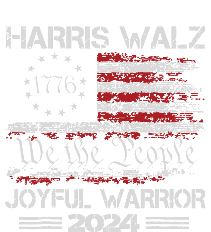 Joyful Warrior For Kamala Harris Tim Walz 2024 Women's Racerback Tank