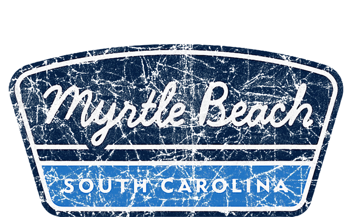 Myrtle Beach South Carolina Retro Throwback Souvenir Softstyle Adult Sport Polo