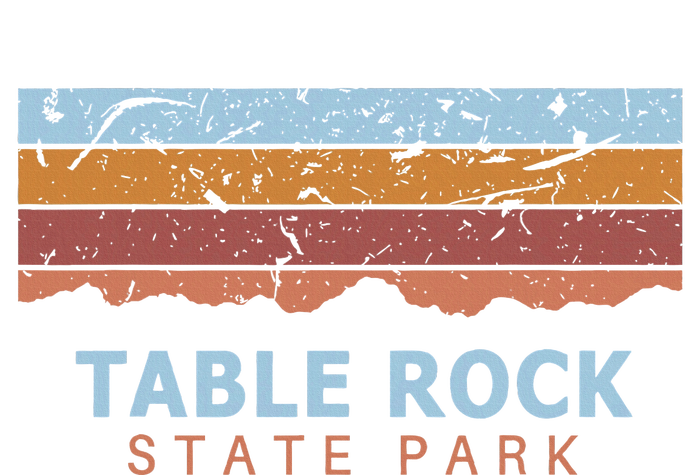 Table Rock State Park South Carolina Retro Cool T-Shirt