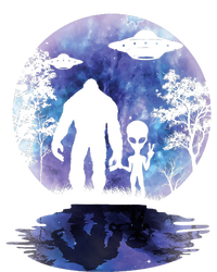 Alien Bigfoot Moon Sasquatch Ufo Extraterrestrial T-Shirt