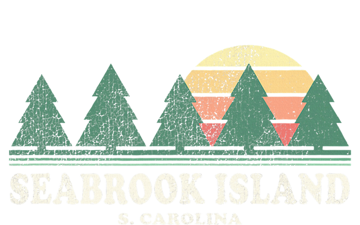 Seabrook Island Sc Vintage Throwback Retro 70s T-Shirt