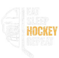 Eat Sleep Hockey Repeat Hockey Funny Ice Hockey T-Shirt