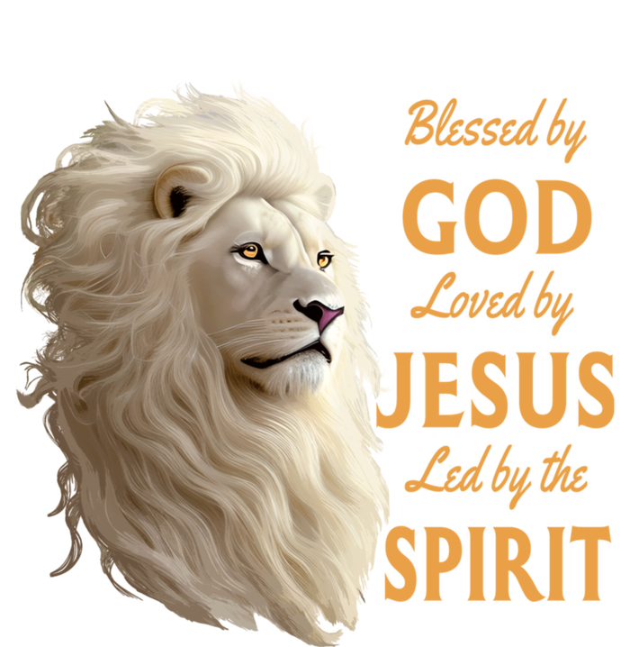 Blessed By God Loved By Jesus Christian Lion T-Shirt