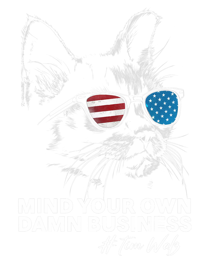 Walz Mind Your Own Damn Business Harris Waltz Cat Lady T-Shirt