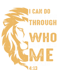 Christian I Can Do All Things Through Christ Lion Faith PosiCharge Competitor Tank