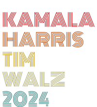 Kamala Harris Tim Walz Vintage Style Women's Momentum V-Neck T-Shirt