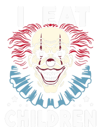 I Eat Children Scary Halloween Adult Humor Evil Clown T-Shirt