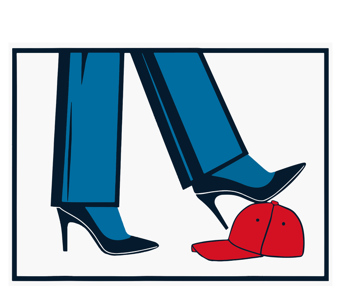 Kamala Harris Heels Stepping On Maga Hat T-Shirt