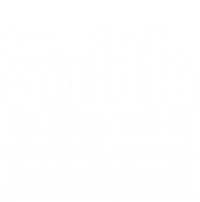 Faith Is Like Wifi God Jesus Religious Christian Yupoong Adult 5-Panel Trucker Hat