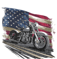 Motorcycle Distressed American Flag Daily Commute Backpack