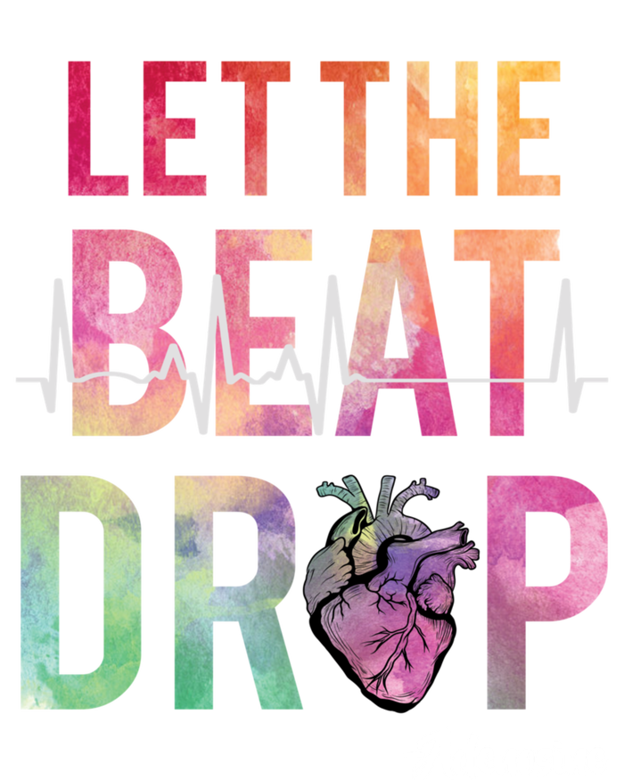 Let The Beat Drop Adenosine Funny Rn Nurses Heartbeat Cute Ladies Essential Flowy Tank