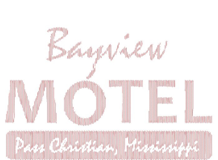 Bayview Motel Pass Christian Mississippi Zip Tote Bag