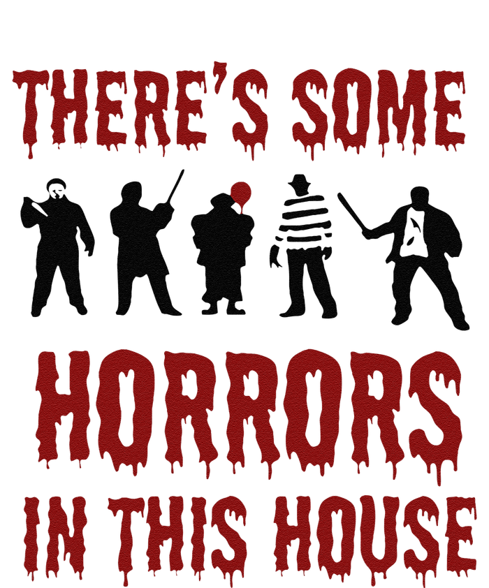 ThereS Some Horrors In This House Halloween Funny Cooling Performance Long Sleeve Crew