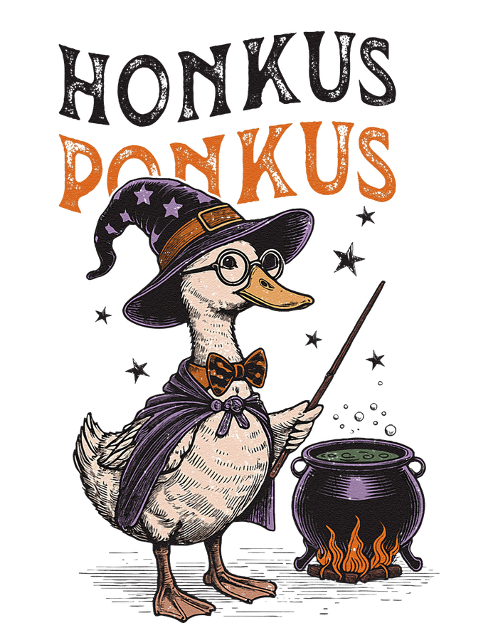 Retro Honkus Ponkus Duck Witch Funny Duck Cooling Performance Long Sleeve Crew