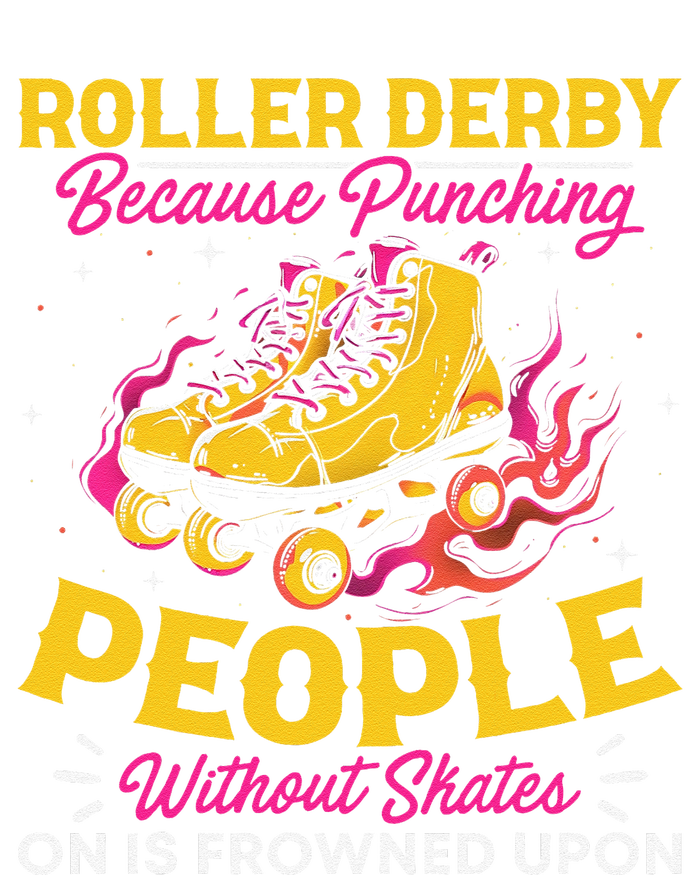 Roller Derby Because Punching People Without Skates Inline Kids Hoodie