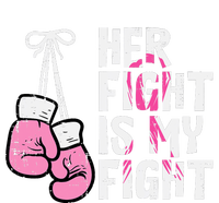 Breast Cancer Boxing Gloves Her Fight My Fight Women T-Shirt