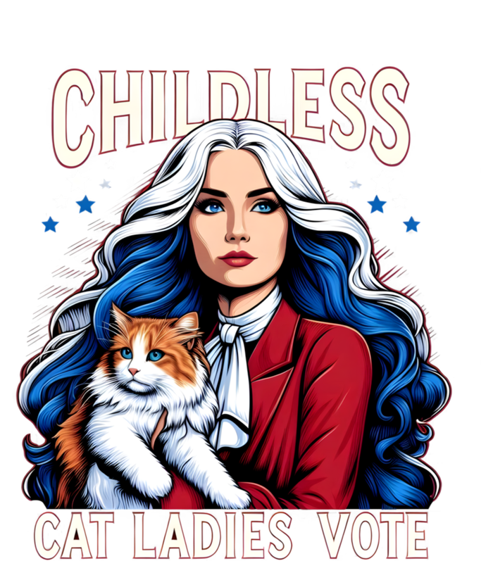 Childless Cat Ladies Vote Cat Ladies Vote Us Election Day Tie-Dye Long Sleeve Shirt