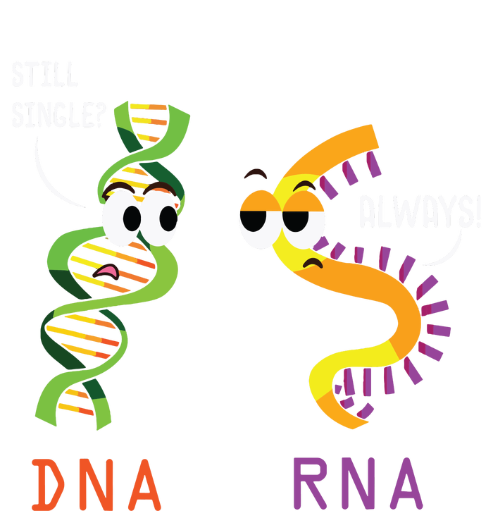 Still Single Dna Always Rna Funny Science Biology Teacher PosiCharge Competitor Tank