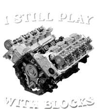 I Still Play With Blocks Racing Maintenance Vintage T-Shirt